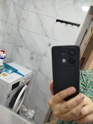 Навесная настенная тумба 640х620х208 мм с полками и дверками и зеркалом в ванную или салон Дуб Сонома (A-51) фото от покупателей 1