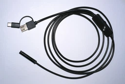 Эндоскоп для смартфона и компьютера Type-C + USB для Android Windows с гибким зондом, 2 м, камера 5.5 мм автомобильный для дома водонепроницаемый, гибкая камера фото от покупателей 1