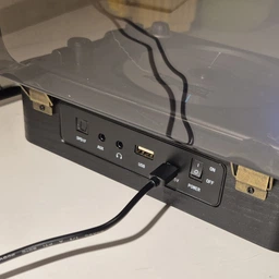Плеєр CD THINKYA F08 ретро з Bluetooth, чорний горіх фото від покупців 2