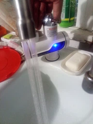Водонагрівач проточний електричний з душовою лійкою та Led дисплей індикація нагріву BRS White фото від покупців 8