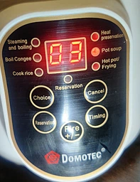 Електрична каструля пароварка 1.8 л 2000 Вт DOMOTEC MS7729 мультиварка електрокаструля для кухні варіння смаження тушкування на пару підігрів антипригарне покриття компактна біла фото від покупців 1