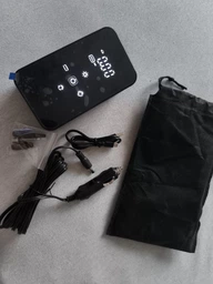 Авто компресор бездротовий портативний 5в1 з функцією Powerbank 6000 mAh 10.3 Bar автомобільний насос для коліс машини шин фото від покупців 8