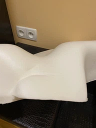 Ортопедична подушка з ефектом пам'яті для шиї та плечей 62×37-8-12 см,Memory Foam,метелик чорно-білий KT7006275 фото від покупців 12