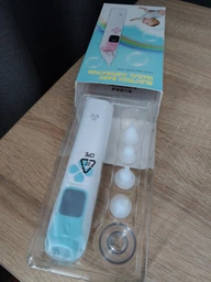 Електронний аспіратор назальний потужний для носа Electric Baby Nasal Aspirator соплеотсос електричний для новонароджених дітей з музикою білий фото від покупців 14