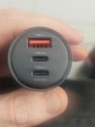 Автомобильное зарядное устройство 100W (2×USB-C + USB-A) — питание Starlink, ноутбуков и смартфонов