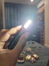 Компактный ручной фонарик Flashlight Mini (LED-фонарик с клипсой, магнит, 5 режимов работы, освещения до 50 метров) - Черный фото от покупателей 2