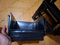 Комод R-plastic пластиковий R-Plastic "Матовий фасад" на 3 шухляди чорно-білий фото від покупців 4