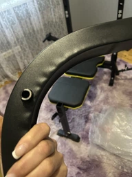 Лавка тренувальна Besport WB-004 для жиму зі стійкою під штангу та партою Скотта фото від покупців 8