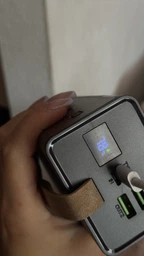 Повербанк 50000 mah 22.5W Qinetiq RQ-50 з LED дисплеєм і швидкою зарядкою PD/QC 3 порта кабель Type-C в комплекте powerbank 50 000 павербанк для телефона apple айфона iphone самсунг samsung роутера універсальний павербанк з ліхтариком + кабель gray фото від покупців 1