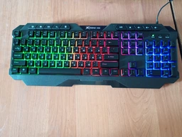 Игровая клавиатура XTRIKE ME KB-306 RU 114 кл. радужная LED подсветка, USB, черная