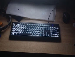Клавиатура Gembird Slim Multimedia White Backlight USB Black (KB-UML-04-CYRL) фото от покупателей 1