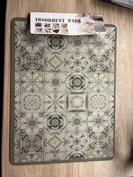 Коврик влаговпитывающий для сушки посуды на столешницу кухню 40x30 см Boho коврик для посуды стиральной машинки антискользящий диатомитовый коврик под посуду фото от покупателей 1