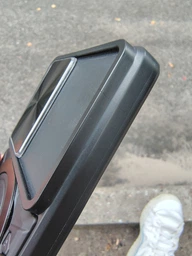 Чохол Magnetic Shield для Motorola Edge 50 Fusion протиударний бампер з підставкою кільцем Blue фото від покупців 1