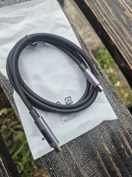 Кабель Ugreen L530 USB-C - USB-C PD 3.1 240W 3 м Чорний з LED-дисплеєм (65868)
