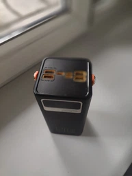 Повербанк 50000 mah 20W Super Fast Charge с LED дисплеем и быстрой зарядкой PD/QC 3 порта powerbank павербанк для телефона apple айфона iphone самсунг samsung роутера планшета универсальный с фонариком чорний фото от покупателей 4