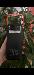 Повербанк 50000 mah 20W Super Fast Charge с LED дисплеем и быстрой зарядкой PD/QC 3 порта powerbank павербанк для телефона apple айфона iphone самсунг samsung роутера планшета универсальный с фонариком чорний фото от покупателей 3