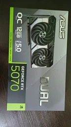 Видеокарта ASUS PCI-Ex GeForce RTX 5070 Dual OC Edition 12GB GDDR7 (192bit) (2572/28000) (HDMI, 3 x DisplayPort) (DUAL-RTX5070-O12G)