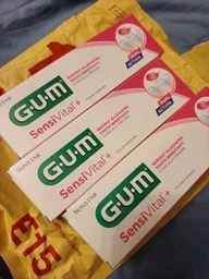 Зубна паста GUM SensiVital+ (фтор 1450 ppm, м’ятний смак) 75 мл — для чутливих зубів, зменшення чутливості та зміцнення емалі
