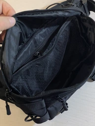 Cумка бананка мужская TAC-1 Black черная из ткани Оксфорд 1000Д, поясная и нагрудная сумка с креплениями для аксессуаров, 40.5х15х9 см фото от покупателей 3