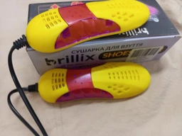 Сушка для взуття електросушарка ультрафіолетова сушарка електрична Brillix StepDry Lite1 сушіння кросівок сушки черевиків електросушарки від мережі електросушка взутя взуттєва протигрибкова антигрибкова портативна похідна жовта фото від покупців 4