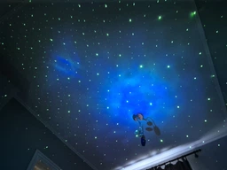 Лазерный ночник-проектор звездного неба Astronaut Star 5W 7 режимов White фото от покупателей 9