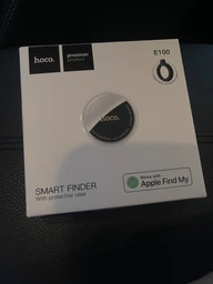 Брелок-поисковый трекер Hoco E100 Graceful Intelligent Positioning Anti-Lost Device White с поддержкой Apple Find My фото от покупателей 1