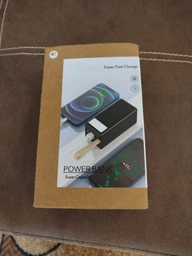 Повербанк 20000 mah 22.5W Super Fast Charge 10192 з LED дисплеєм і швидкою зарядкою PD/QC 3 порта powerbank павербанк для телефона apple айфона iphone самсунг samsung роутера планшета універсальний з ліхтариком фото от покупателей 4