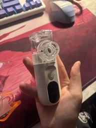 Ингалятор небулайзер Nebulizer Mesh Atomizer для детей и взрослых для дыхательной терапии портативный от сухого кашля насморка боли в горле для астматиков фото от покупателей 13