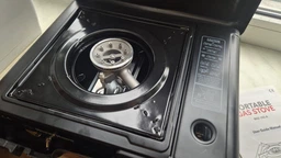 Портативна газова плита подвійної дії з адаптером HAPPY HOME BDZ 155 A MAX + Кейс/балон