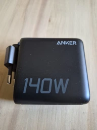 Зарядное устройство Anker 140W USB-C Charger, 4 порта быстрой зарядки с технологией GAN, цветной дисплей (Euro) фото от покупателей 1