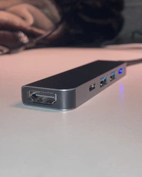 Адаптер преобразователь конвертер Type-C - HDMI 4K + USB Lemorele 5 в 1