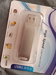 Флешка USB 3.0 Type-C 64 ГБ OTG 2в1 металева двостороння USB-A + USB-C до 120 МБ/с для смартфона Android iPhone 15/16 MacBook ПК ноутбука