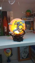 Фигурка статуэтка Луффи One Piece Gear 5 с подсветкой на подставке 14 см В коробке фото от покупателей 1