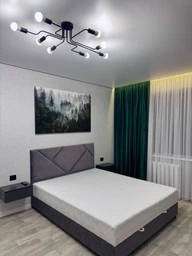 Картина ліс,ліс в тумані ,природа ,красива картина лісу 70x50 см (Код товару:00374)