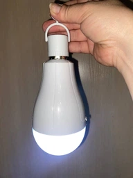 Аварийная аккумуляторная светодиодная LED лампа E27 20W 2 акамулятора 18650
