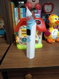 Електронний аспіратор назальний потужний для носа Electric Baby Nasal Aspirator соплеотсос електричний для новонароджених дітей з музикою білий фото від покупців 6