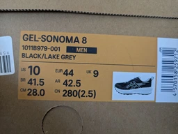 Чоловічі кросівки для бігу ASICS Gel-Sonoma 8 1011B979-402 41.5 Морська хвиля (4571633768095) фото від покупців 1