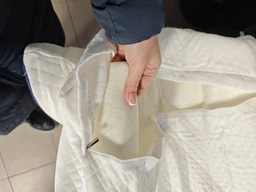 Ортопедична подушка Метелик піна з ефектом пам'яті двостороння фото від покупців 6