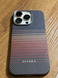 Чехол Pitaka Tactile Woven Case Original для iPhone 16 Pro Sunset (KI1601SU) противоударный