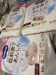 Упаковка підгузків дитячих Moony Natural S 4-8 кг 58 шт х 2 пачки (4903111241149_1)