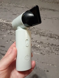 Фен бездротовий на акумуляторі Smart для укладки і сушки волосся з насадками дифузором концентратором 4500 mAh 55 W з зарядкою від USB power bank 3 режими дорожній компактний портативний легкий для подорожей фіолетовий