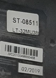 Пульт для телевізорів MYSTERY KT1045 / MYSTERY MTV-3224LT2 REC / TOSHIBA CT-RC1EU-15 [TV] - 1759