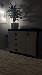 Комод ЕВЕРЕСТ Соната Комод-5 Венге темний + Білий