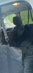 Автогамак для собак в машину на заднє сидіння авто гамак накидка чохол з блискавкою посередині автомобільна підстилка з бортами для перевезення собаки (002270) фото від покупців 2