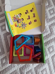 Дитячий Магнітний Конструктор Brighty Bright 40 деталей Magnetic Blocks (X002BBEHQF) фото от покупателей 1