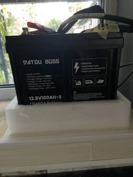 Аккумулятор LiFePO4 DATOUBOSS-02 12,8V 100Ah с BMS, GRADE A,литий-железо-фосфатная батарея для ИБП, RV, солнечных систем, ток разряда 100A