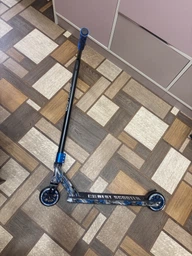 Самокат трюковый Best Scooter Рука HIC-система, Пеги , алюминиевый диск и дека с Принтом , колёса d=110мм, ширина руля - 60 см