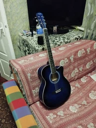 Гитара акустическая Caravan Music HS-4010 BL (чехол, копилка, медиатор, струна, ключ)