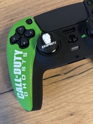 Захисний силіконовий чохол Call of Duty: Ghosts та наліпка на тачпад для геймпада Sony DualSense (PS5) + накладки на стіки фото від покупців 2