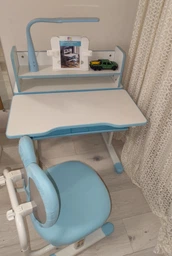 Комплект стіл + стілець + лампа Evo-kids BD-24 Grey (BD-24 G) Сірий